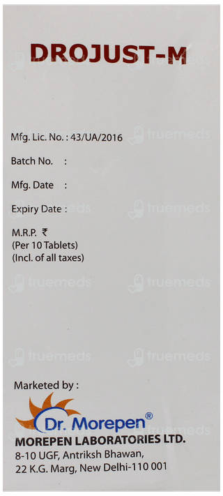 Drojust M Tablet 10